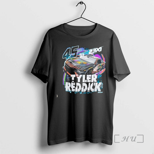 Officials Tyler Reddick 23xi Racing Teal 45 Chumba Tropical Car Unisex T-shirt, Sweatshirt, Hoodie, Long Sleeve Tee
