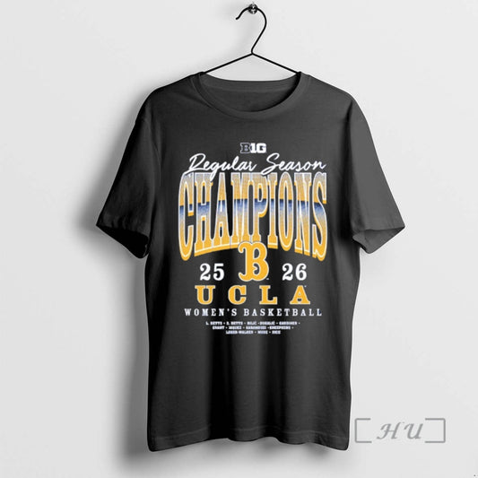 Officials Ucla Bruins Womens Basketball 2026 Big Ten Regular Season Champions Premium T Shirts Sweater