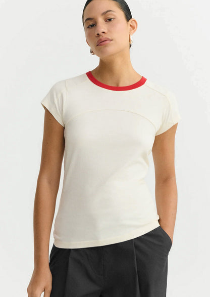Selma Paneled Cotton Tee