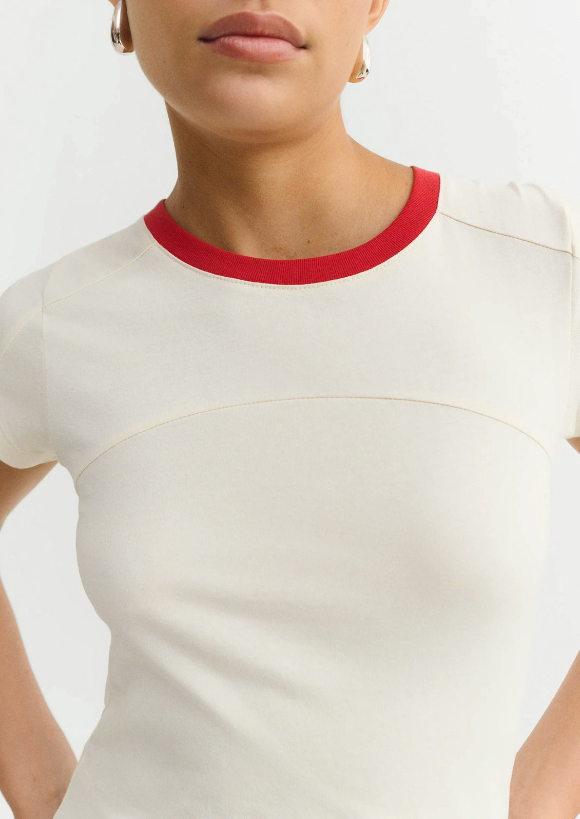 Selma Paneled Cotton Tee
