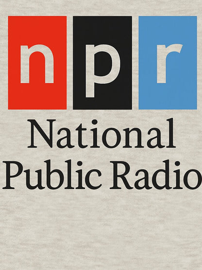 National Public Radio Classic Logo Tee by KrystynaWolf Unisex T-shirt, Sweatshirt, Hoodie, Long Sleeve Tee