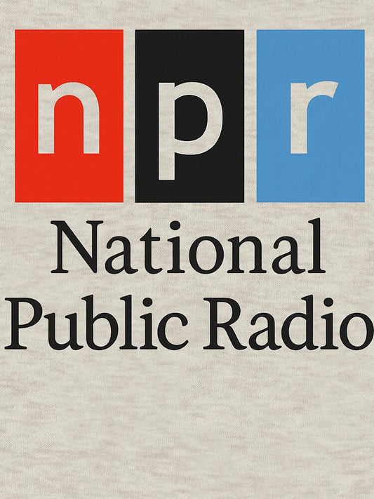 National Public Radio Classic Logo Tee by KrystynaWolf Unisex T-shirt, Sweatshirt, Hoodie, Long Sleeve Tee