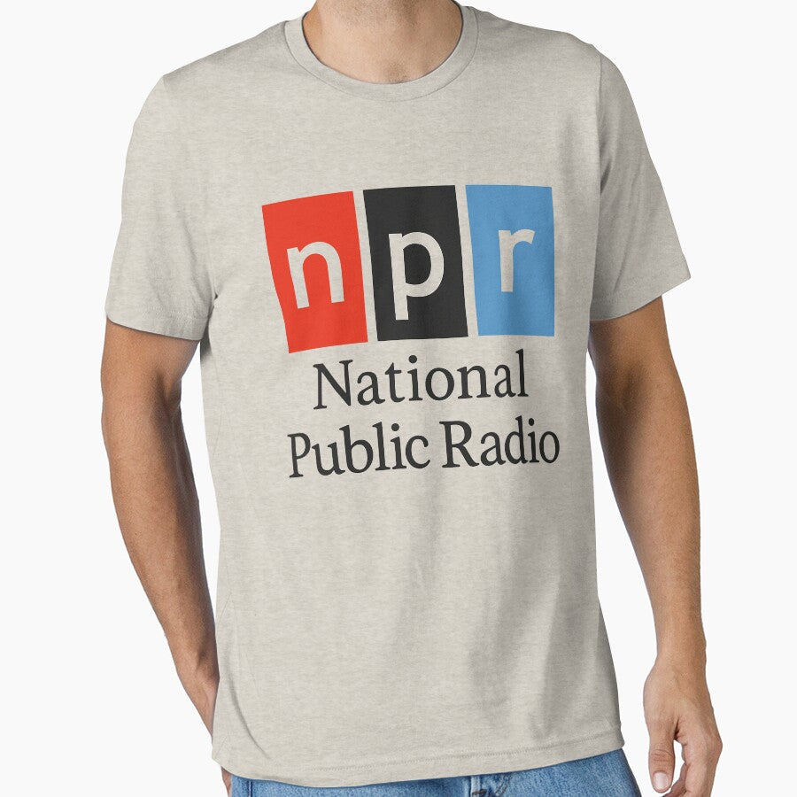 National Public Radio Classic Logo Tee by KrystynaWolf Unisex T-shirt, Sweatshirt, Hoodie, Long Sleeve Tee