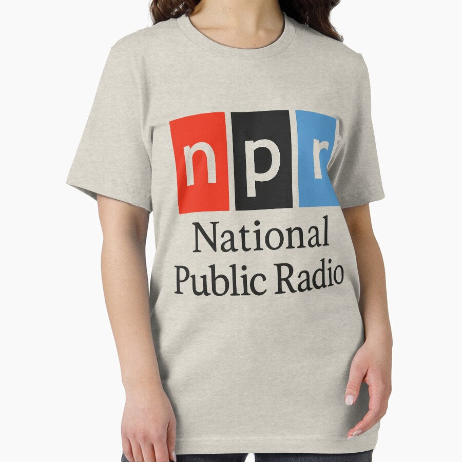 National Public Radio Classic Logo Tee by KrystynaWolf Unisex T-shirt, Sweatshirt, Hoodie, Long Sleeve Tee