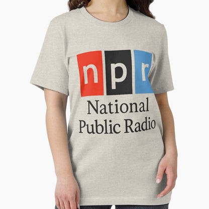 National Public Radio Classic Logo Tee by KrystynaWolf Unisex T-shirt, Sweatshirt, Hoodie, Long Sleeve Tee
